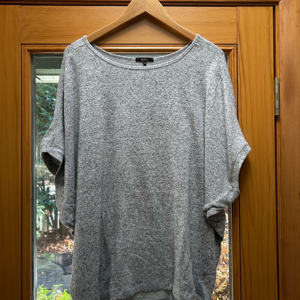 Quince cotton cashmere dolman sweater, XL